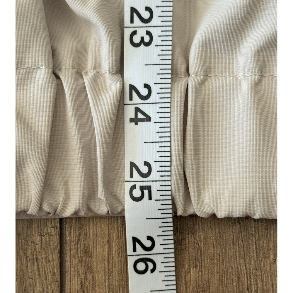 NWT Glen Echo Golf Pullover Vest Cream/Beige Size M Pockets Lined Wind-Resistant - Picture 14 of 14